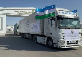 Ўзбекистон Эронга гуманитар юк жўнатди, деб хабар берди