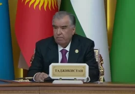 Фото: Видеодан кадр Тожикистон президенти Эмомали Раҳмон