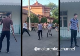 Олмалиқ ҳокимининг ўғли ҳам иштирок этгани тахмин қилинган оммавий муштлашув видеоси тарқалди фото