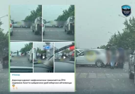 Ижтимоий тармоқларда ЙПХ ходимини автомашина уриб юборгани