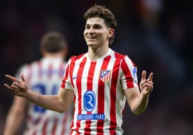 El delantero del Atlético Madrid, Julian Alvarez, está