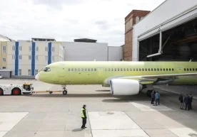 Le premier avion de série MS-21-310, développé comme