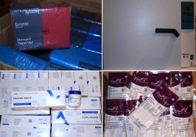 Дамасга яширилган сифати кафолатланмаган тиббий буюмлар тўхтатиб қолинди фото