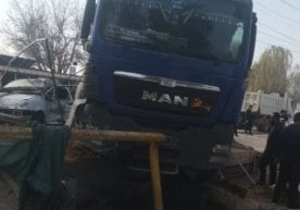 Тошкент вилоятининг Паркент туманида юк автомобили юқори