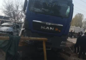 Тошкент вилоятининг Паркент туманида юк автомобили юқори