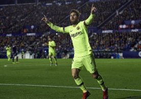 «Barselona» «Levante» darvozasiga 5 ta gol urdi. Messidan xet-trik! фото