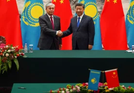 Хитой раҳбари Си Цзинпин ва Қозоғистон президенти
