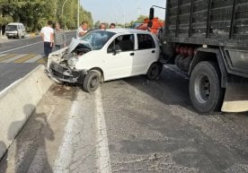 Андижон вилояти Хўжаобод туманида учта транспорт воситаси