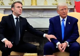 What did Macron say about the results of his meeting with Trump? фото