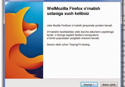 Mozilla Firefox’ning 36-versiyasi o‘zbek tilida ham chiqarildi фото