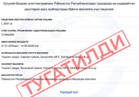 In Usbekistan wurden die Lizenzen zweier privater