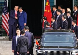 Жанубий Кореянинг Бусан шаҳрида АҚШ президенти Доналд