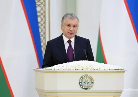 Фото: Президент матбуот хизмати Ўзбекистонда муддатидан