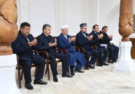 Президент Шавкат Мирзиёев мақбарада амалга оширилган