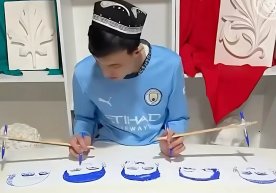 Manchester City posts Uzbek artist’s incredible work фото