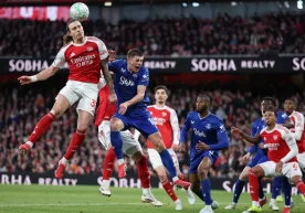 Англия Премьер-лигасининг 30-турида «Арсенал» ўз майдонида