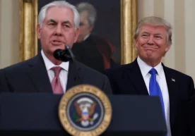 Рекс Тиллерсон ва Дональд Трамп (архив). Фото: Business