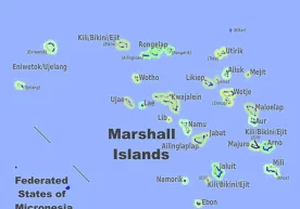 Тинч океанида жойлашган Маршалл ороллари денгиз сатҳи