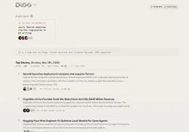 Танымал сілтеме алмасу қызметі Digg өз қызметін жаңа