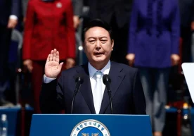 Foto: Reuters Janubiy Koreya prezidenti Yun Sok Yol xalqqa