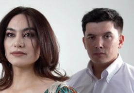 Актриса Шаҳло Алижонова ва актёр Шохруҳ Рузибаев 2025