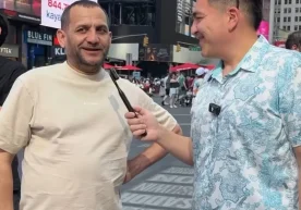 Singer Jahongir Otajonov visited New York City, USA, with