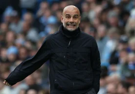 El entrenador del Manchester City, Pep Guardiola,