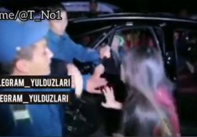 "Иномарка" ҳайдаган аёллар ЙҲХХ ходимларини ҳақоратлаб, жанжал кўтаришди (видео) фото