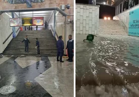 Die heftigen und kurzzeitigen Regenfälle, die in der Nacht