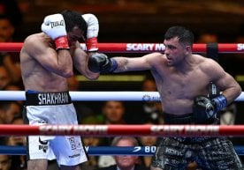 Der usbekische Boxer Shahram Giyasov, der den
