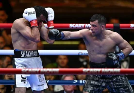 Узбекский боксер Shahram Giyasov, уступивший Jack