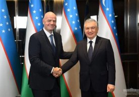 Infantino: "O‘zbekistondagi Jahon chempionatida yuqori sifatli o‘yinlar bo‘lishini kutyapman" фото