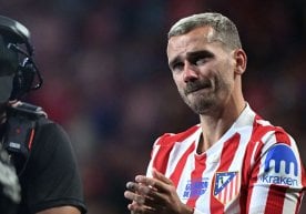 Antoine Griezmann said an emotional goodbye to Atletico