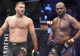 UFC президенти Дана Уайт Жон Жонс ва Стипе Миочич UFC 309