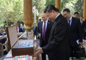 Россия президенти Владимир Путин Душанбеда Осиёда