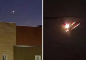 An unusual and mysterious phenomenon was recorded in the