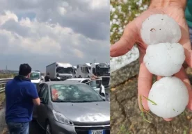 Italiyaning Parma shahrida do‘l yog‘di. Do‘lning o‘rtacha