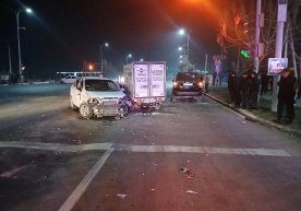 An accident involving 4 cars took place in Andijan фото