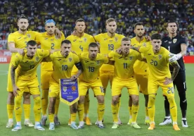 The head coach of Romania's national football team,