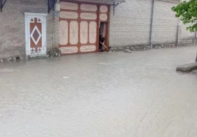 Ijtimoiy tarmoqlarda Buxoro shahrida yogʻgan kuchli