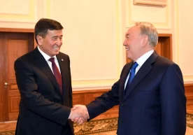 Қозоғистон президенти Нурсултон Назарбоев Қирғизистон