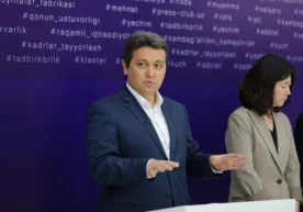Фото: Халқаро пресс-клуб Президент ташрифидан сўнг, 7 июнь