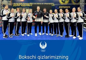 Boks. O‘zbekiston ayollar terma jamoasining barcha a’zolasi shohsupaga ko‘tarildi фото