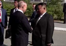 Videodan kadr Shimoliy Koreya yetakchisi Kim Chen In