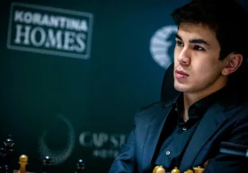 Photo: Niki Riga / FIDE Roman Vidonyak, the coach of