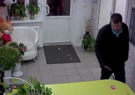 Gul do‘konida bosqinchilik qilgan kishi notanish qizga gul dastasini sovg‘a qildi фото