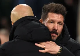 Atletico Madrid teknik direktörü Diego Simeone, Manchester