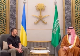 Фото: СPА Украина раҳбари Владимир Зеленский 12 июнь куни