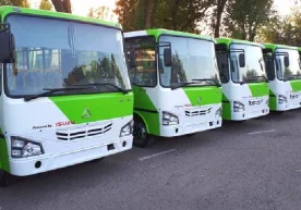 O‘zbekistonda ishlab chiqarilgan avtobuslarining birinchi