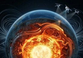 Ернинг тахминан 2200 км чуқурликда жойлашган ташқи